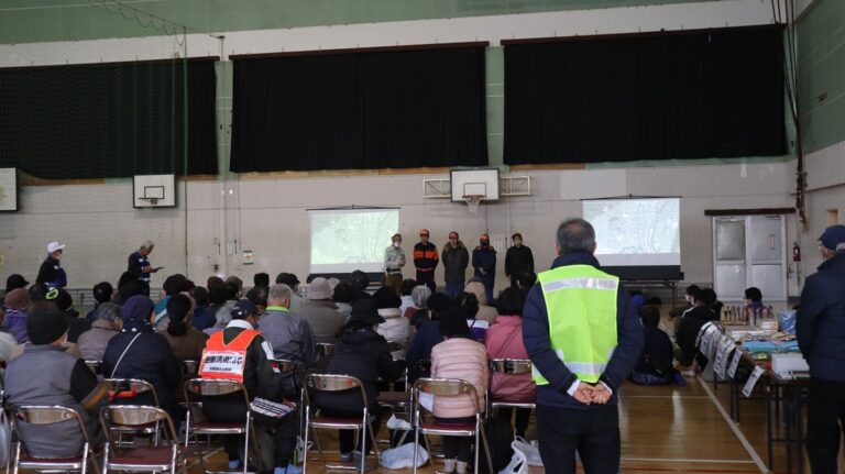 平原地区合同防災訓練参加