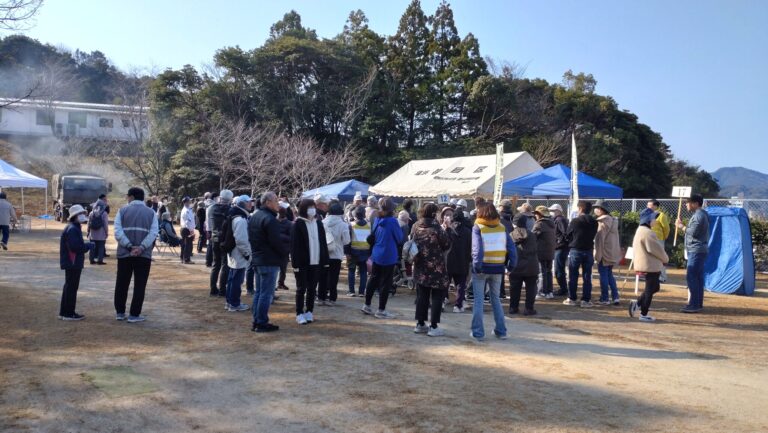 令和６年度 第１７回笹目区（延岡市塩浜町）総合防災訓練に参加