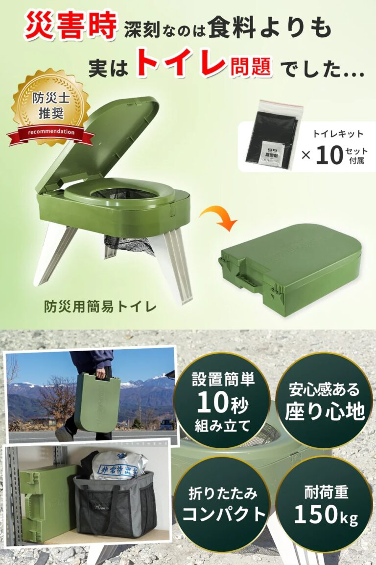 FUTURE FOX 防災用 簡易トイレ お試しトイレキット×10付属 防災士推奨